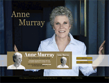 Tablet Screenshot of annemurray.com